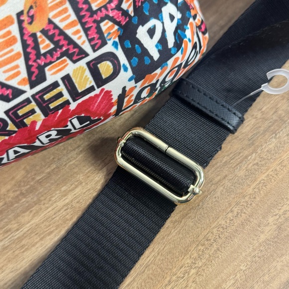 Karl Lagerfeld Women’s‎ Bag Crossbody Messenger Graffiti Colorful Casual Trendy - Picture 7 of 9